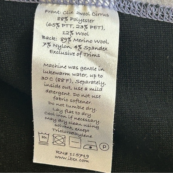 IBEX Merino Wool WindBlock Purple Jacket Size L - Picture 9 of 10